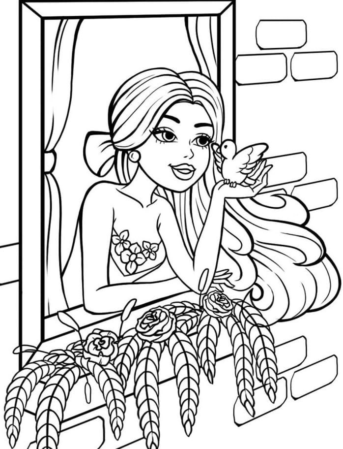 Barbie Adorabili da colorare