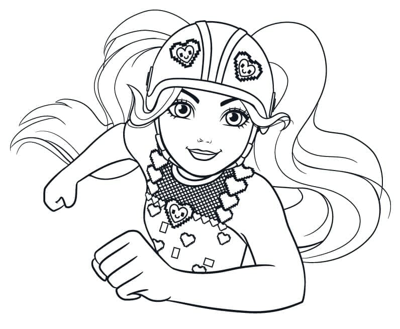 Barbie Animata da colorare