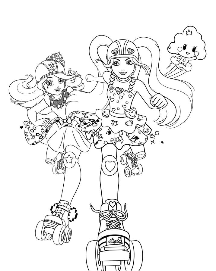 Barbie Gratis da colorare