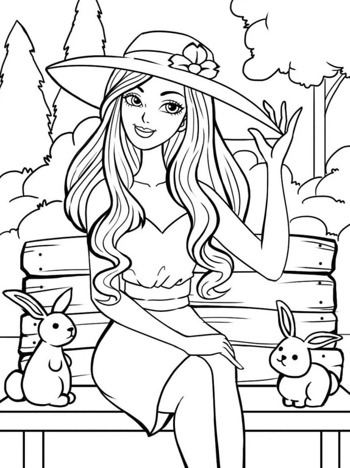 Barbie Molto Carini da colorare