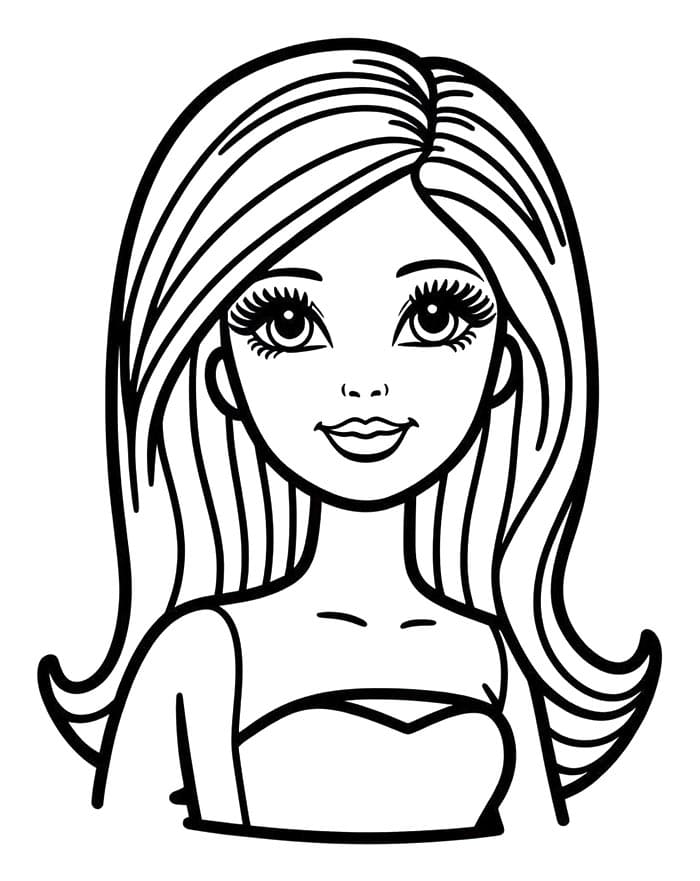 Barbie Stampabili Gratuiti da colorare