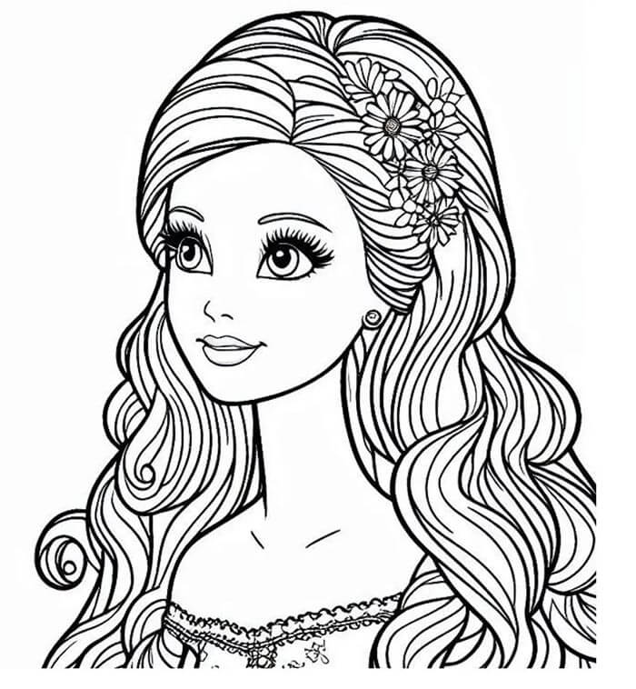 Barbie da Stampare da colorare
