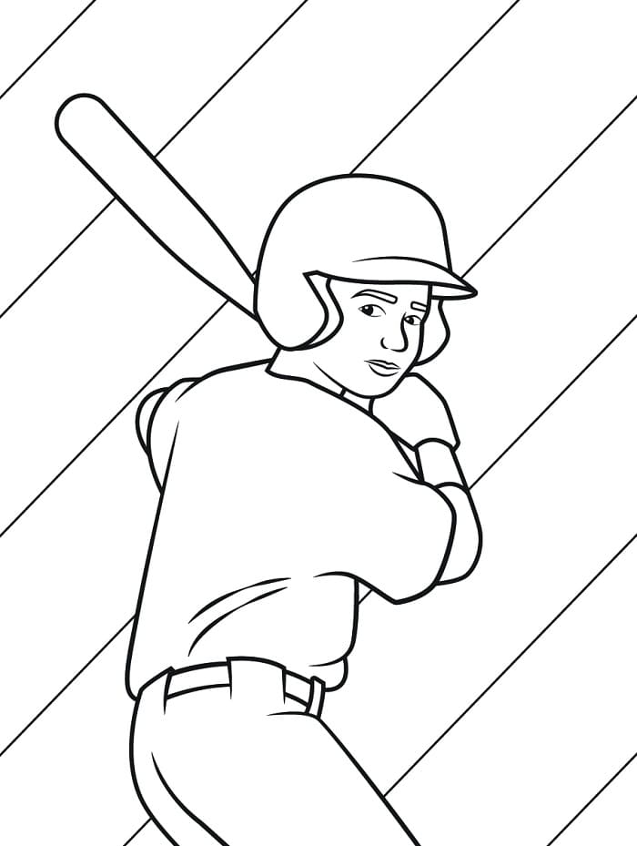 Baseball Straordinaria da colorare