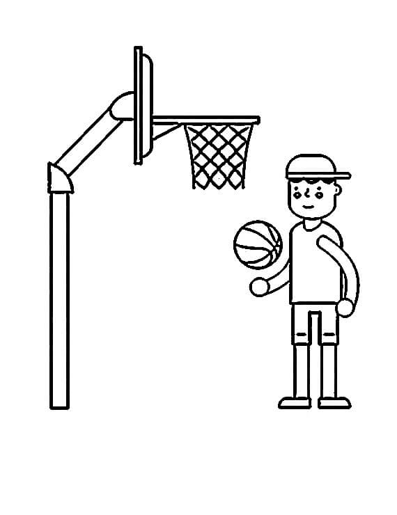 Basket (4) da colorare