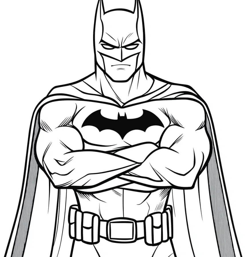 Batman (4) da colorare