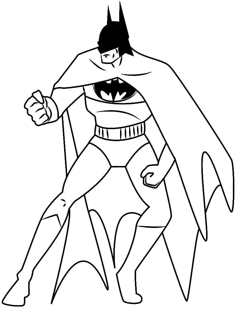 Batman (6) da colorare