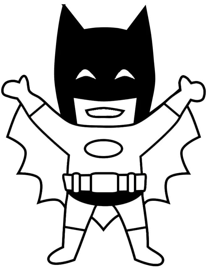 Batman Stampabile per Bambini da colorare