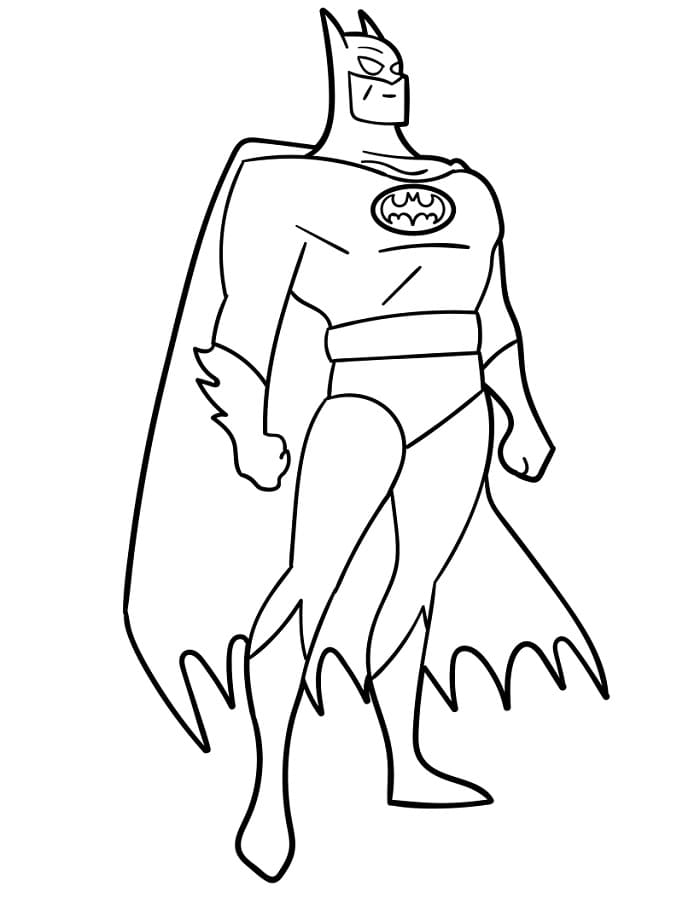 Batman Straordinario da colorare