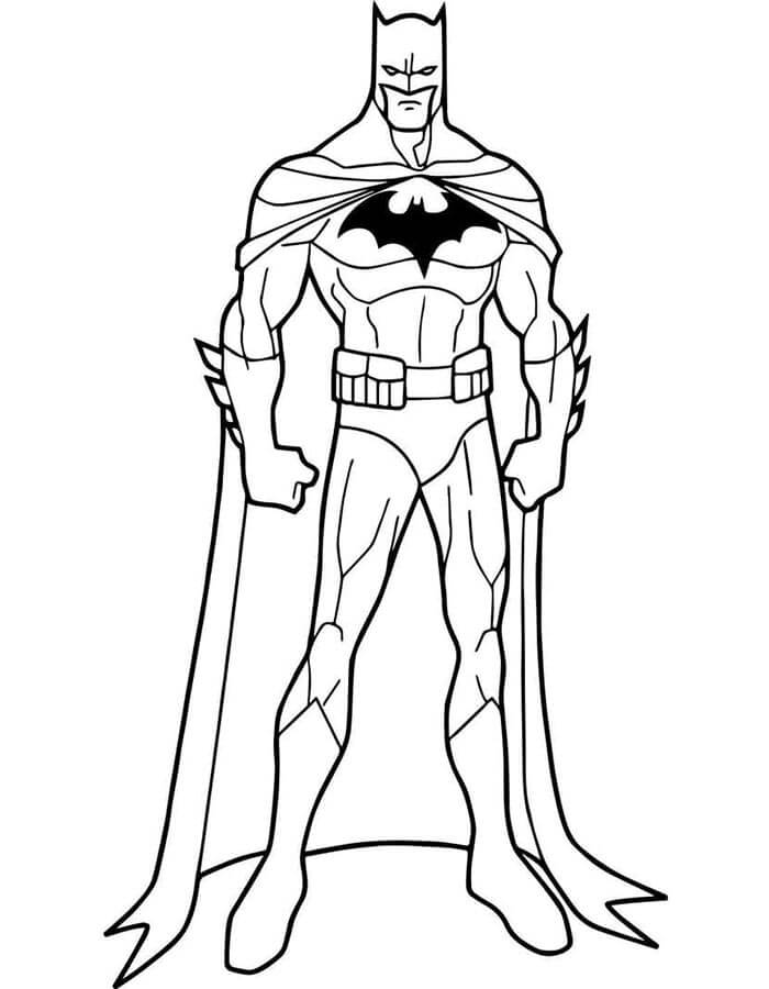 Batman per Bambini di 1 Anno da colorare