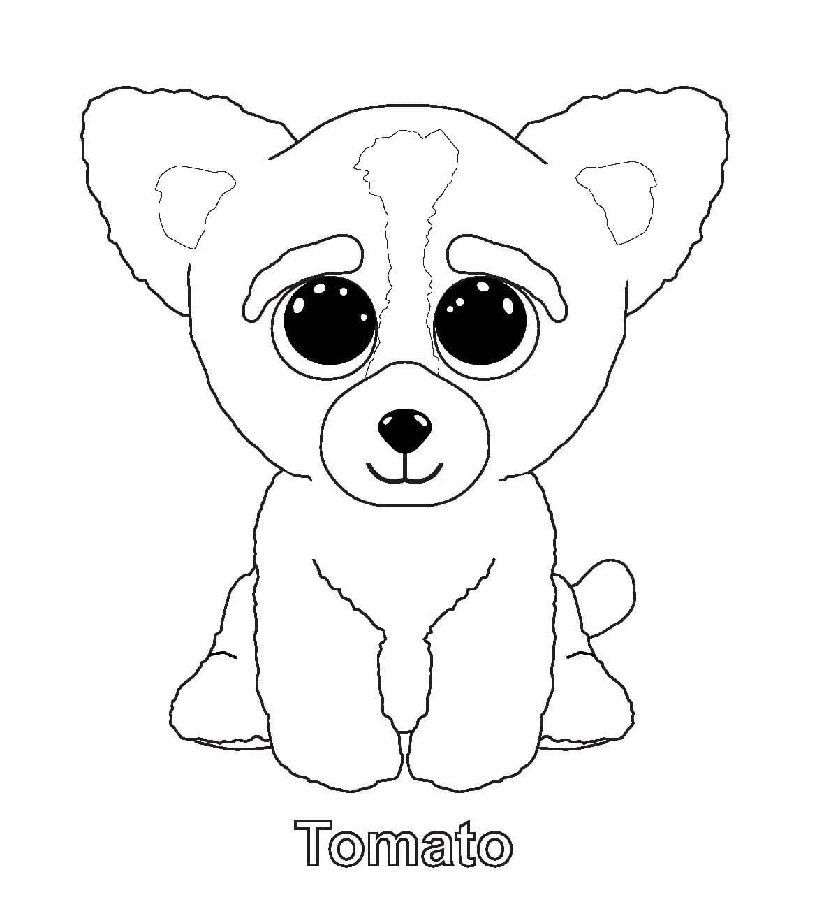 Beanie Boo gratis da colorare
