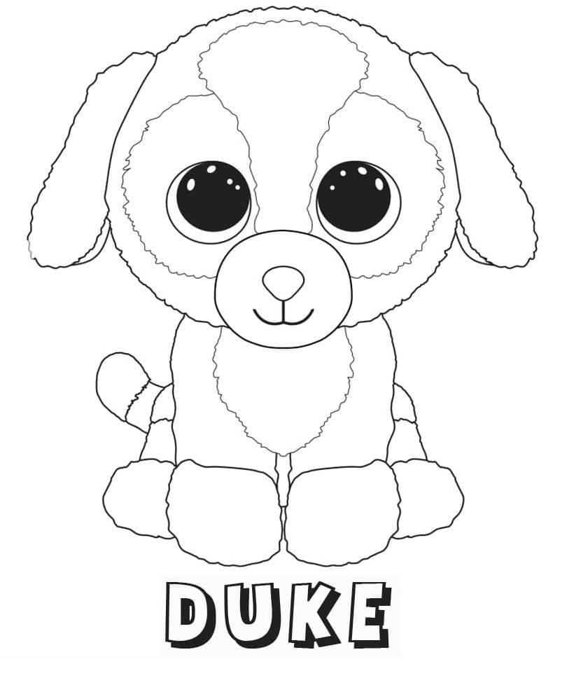 Beanie Boo stampabili per bambini da colorare