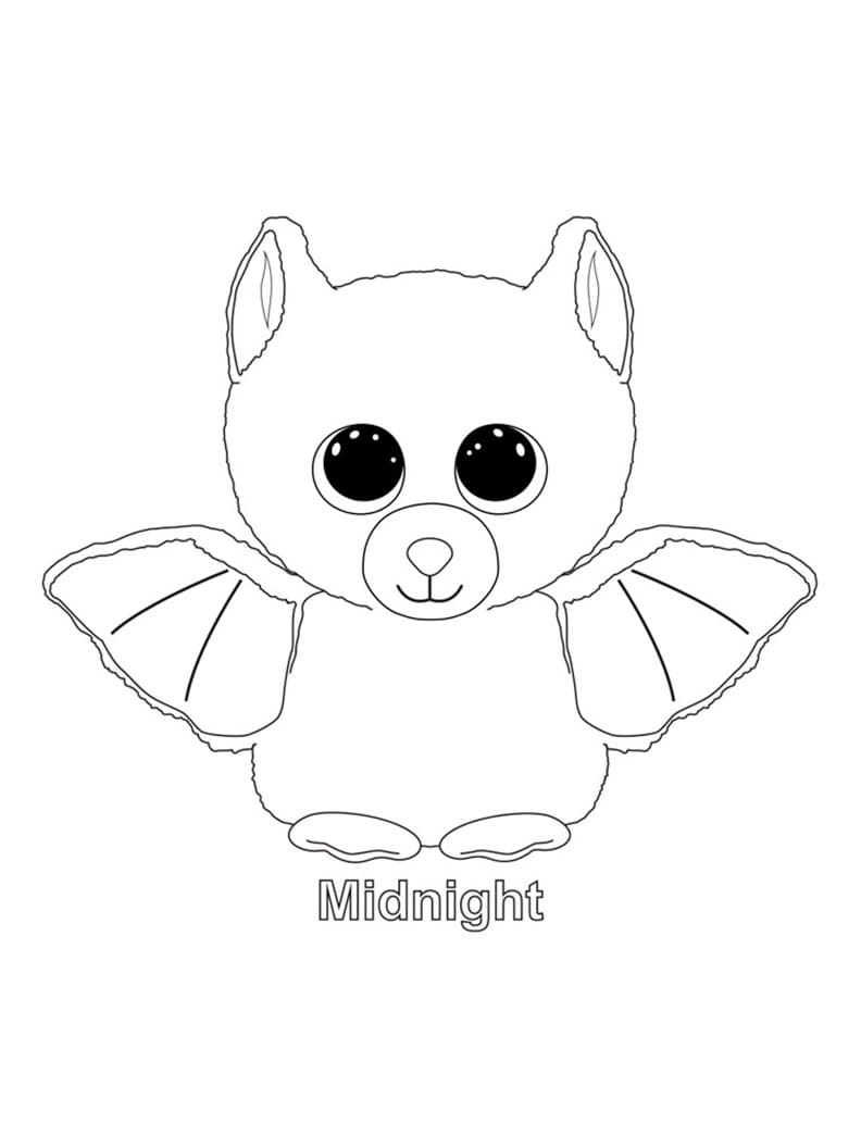 Beanie Boo stampabili da colorare