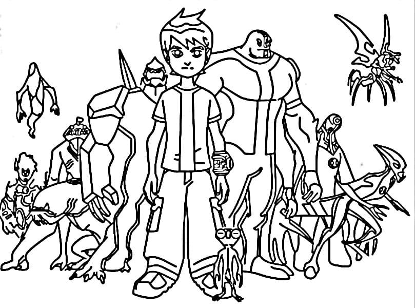 Ben 10 (11) da colorare