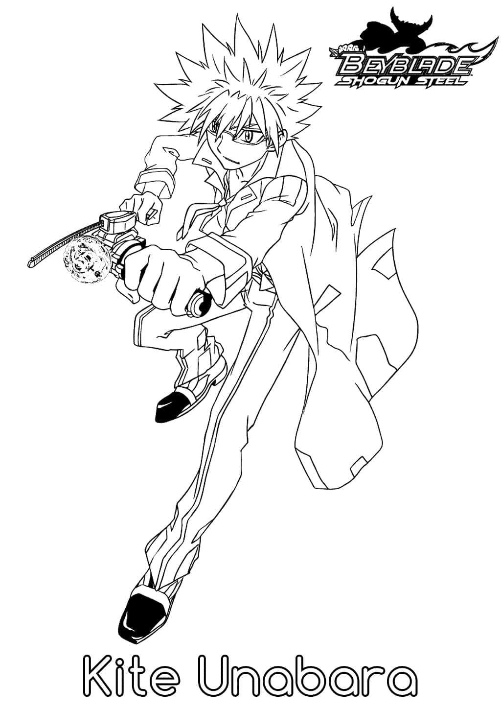 Beyblade Stampabile Senza Spese da colorare