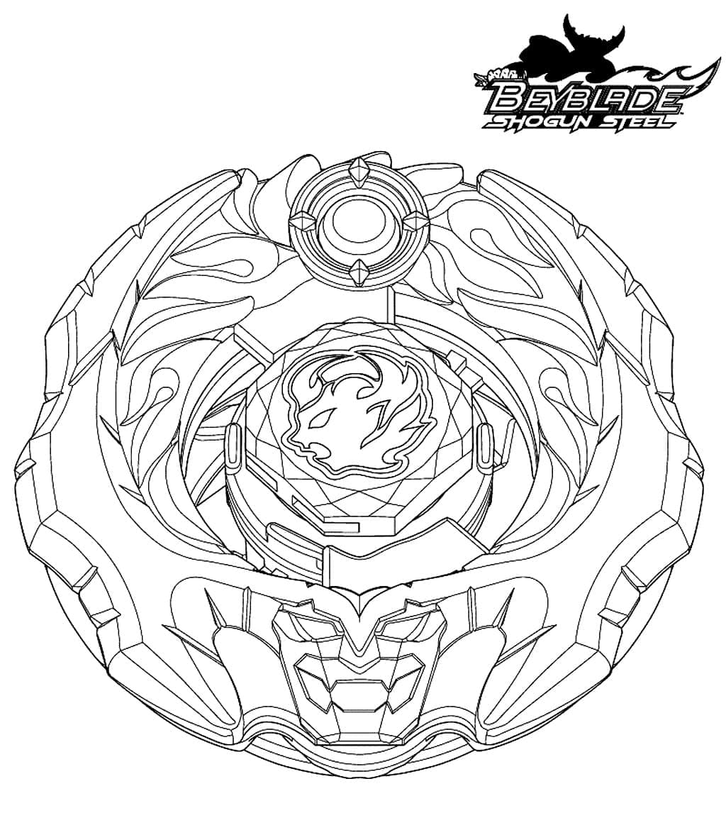 Beyblade Stampabile a Costo Zero da colorare