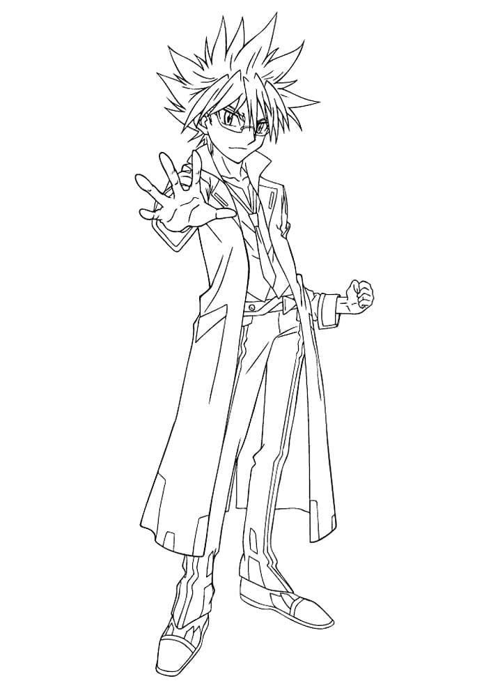 Beyblade Stampabile da colorare