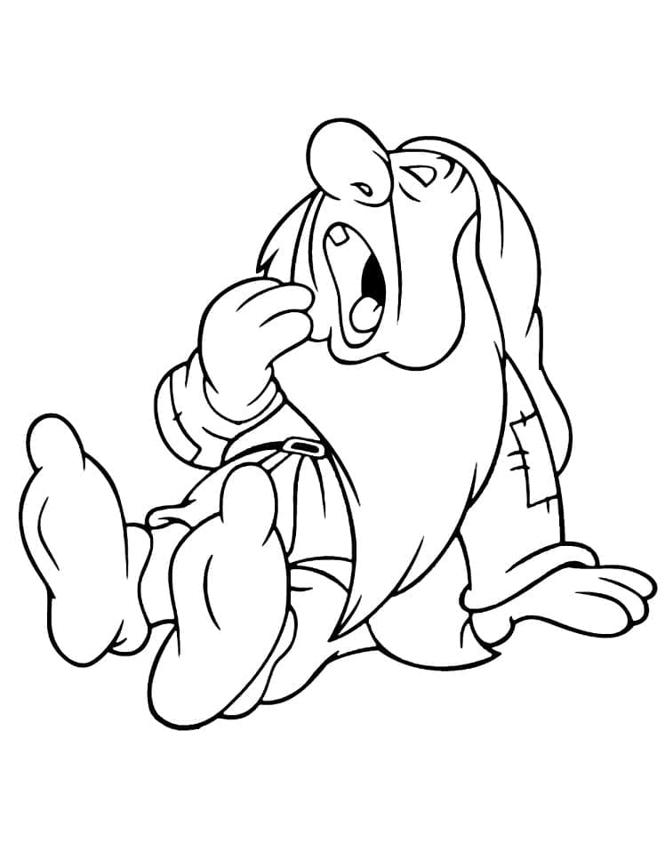 Biancaneve E I Sette Nani (2) da colorare