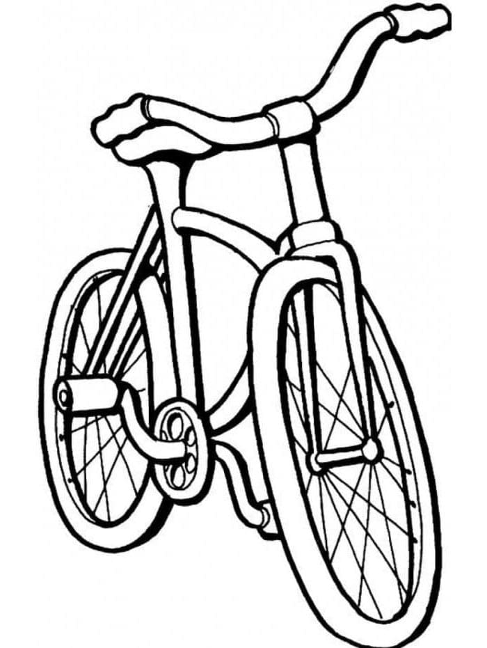 Bicicletta Bello da colorare