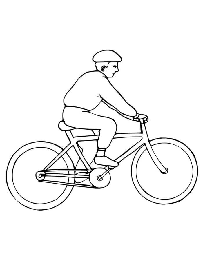 Bicicletta Gratuito per Bambini da colorare