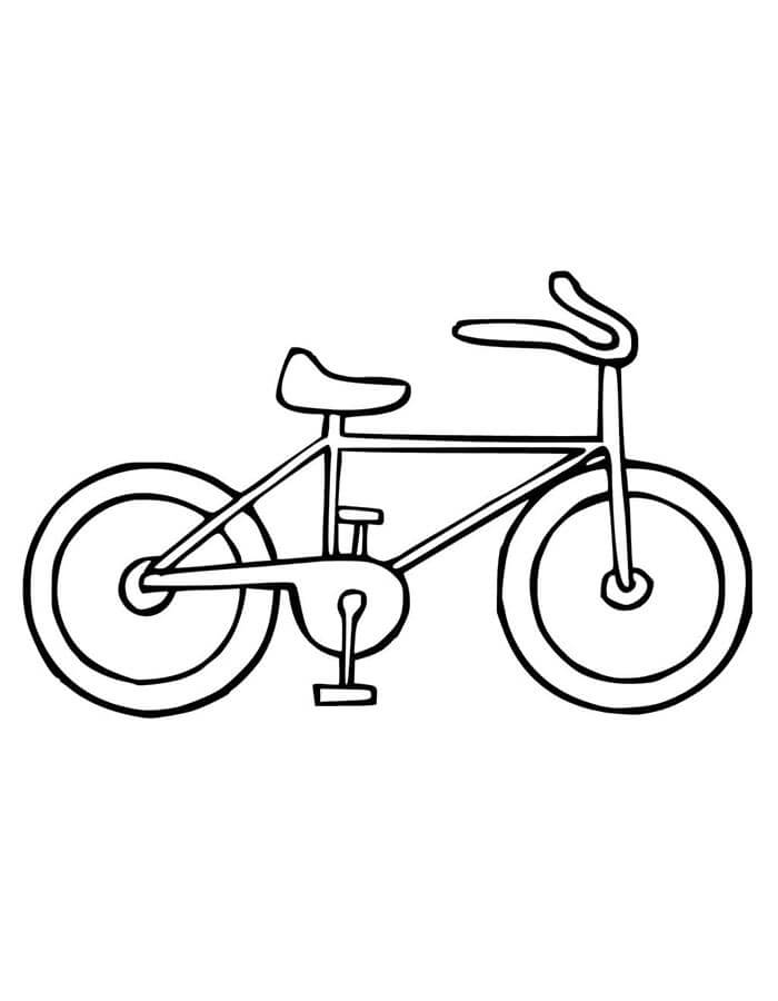 Bicicletta Stampabile per Bambini da colorare