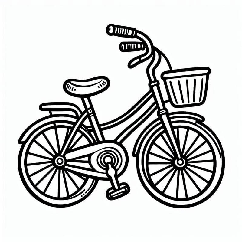 Bicicletta per Bambini di 2 Anni da colorare