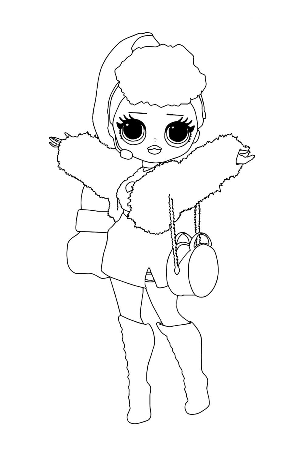 Big Sister Lady Diva di LOL OMG da colorare
