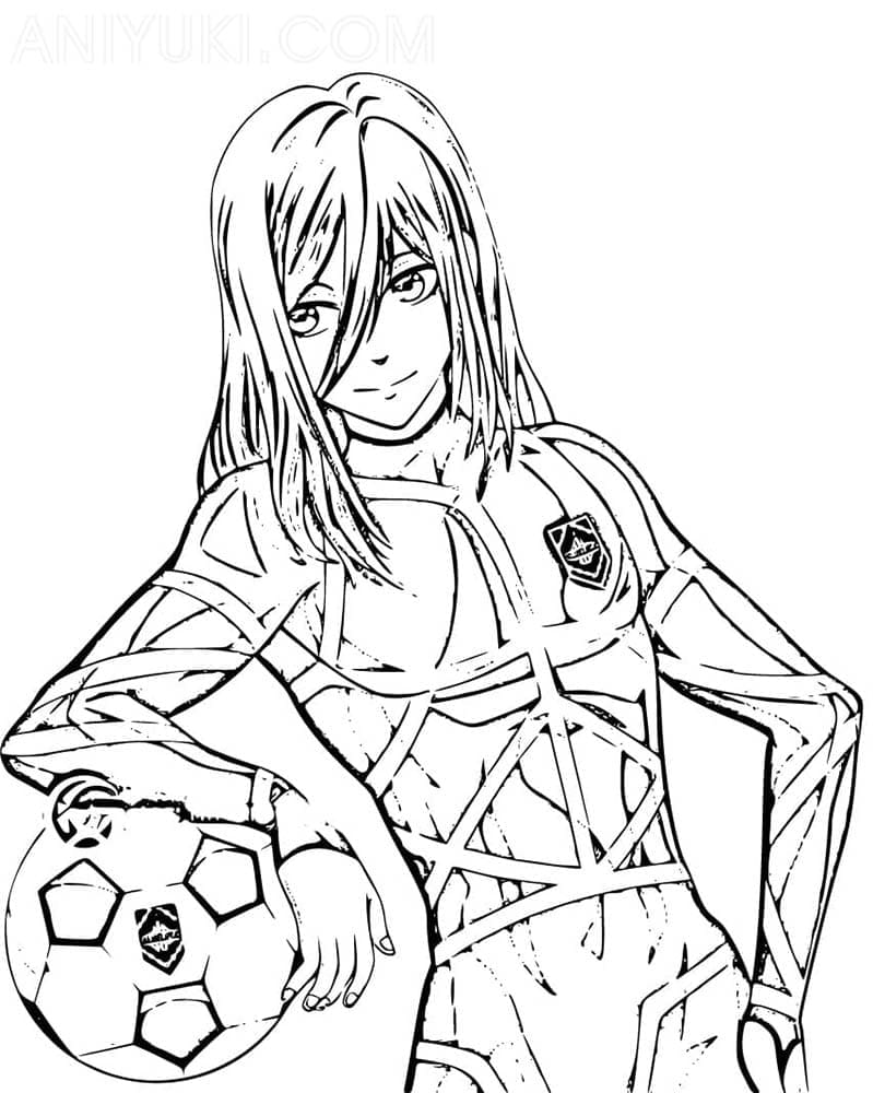 Blue Lock Anime da colorare