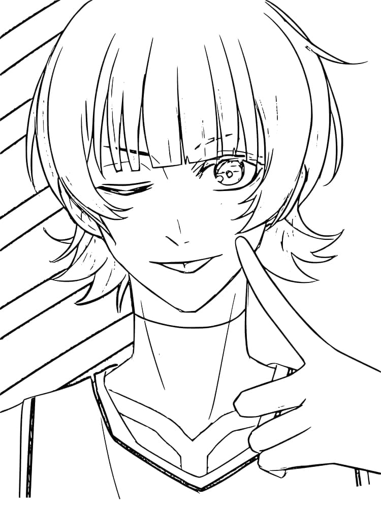 Blue Lock Immagine Senza Costo da colorare