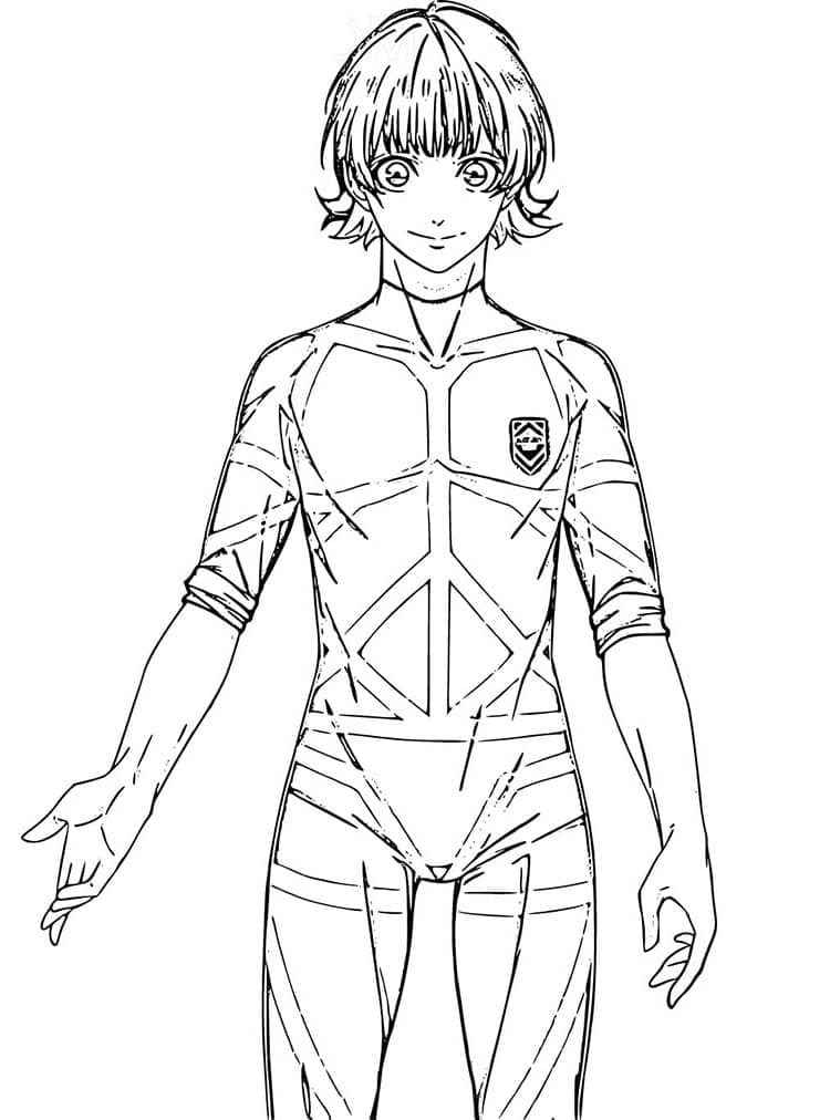 Blue Lock Senza Costo Stampabile da colorare