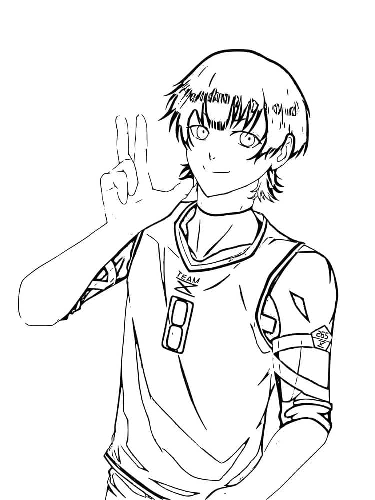 Blue Lock Stampabile da colorare