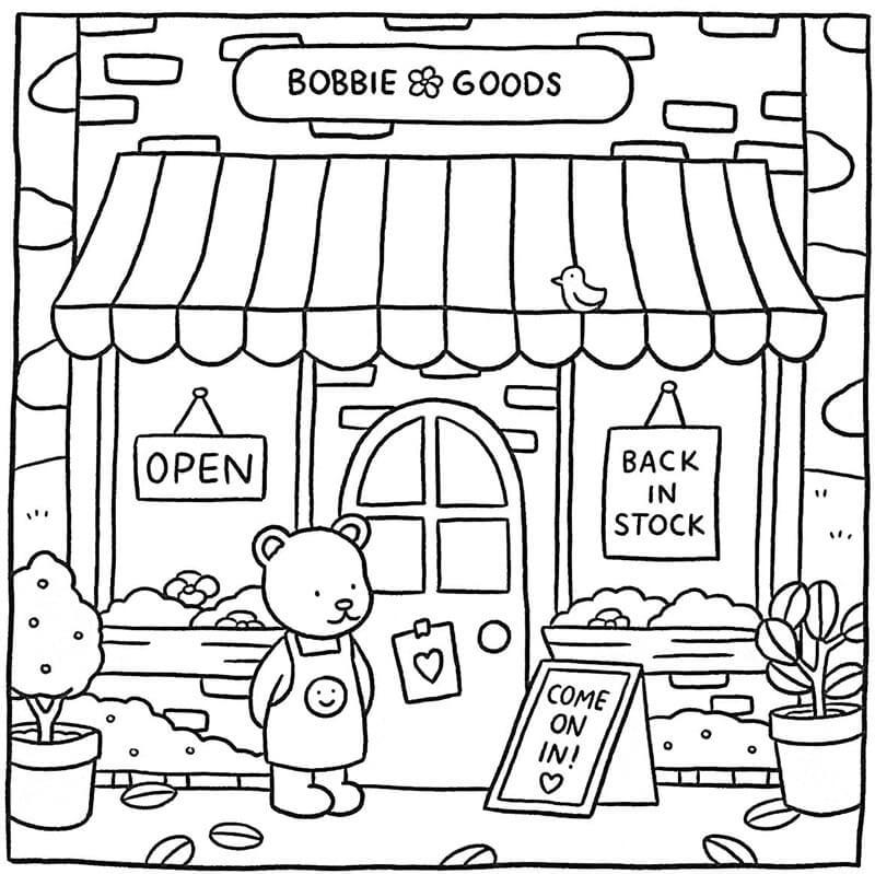 Bobbie Goods Stampabili per Bambini da colorare