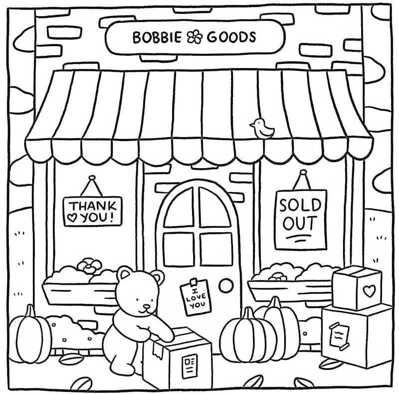 Bobbie Goods per Bambini di 1 Anno da colorare