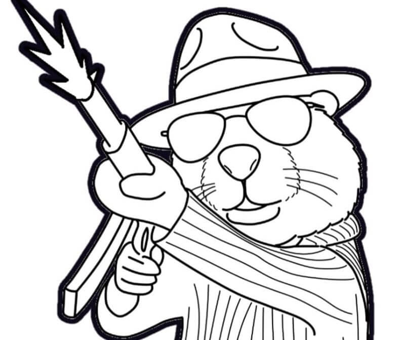 Bobrito Bandito Brainrot da colorare