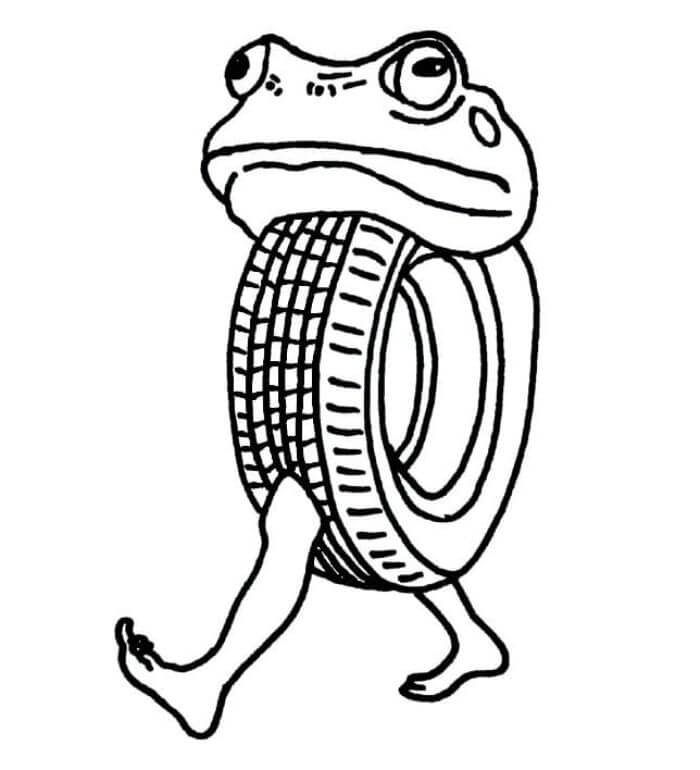 Boneca Ambalabu Brainrot da colorare