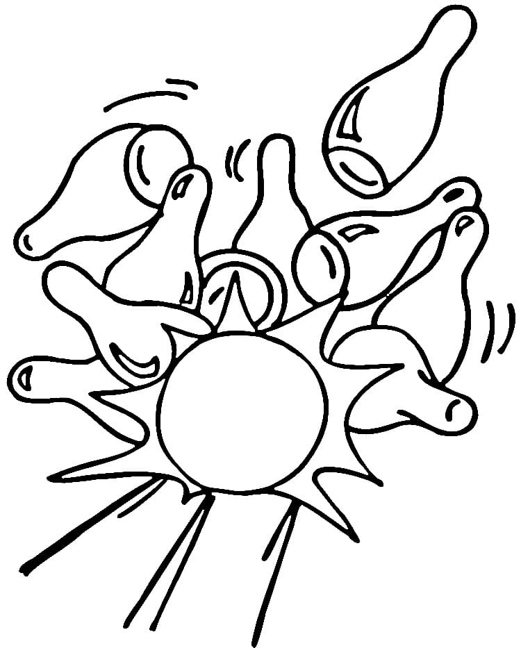 Bowling (5) da colorare