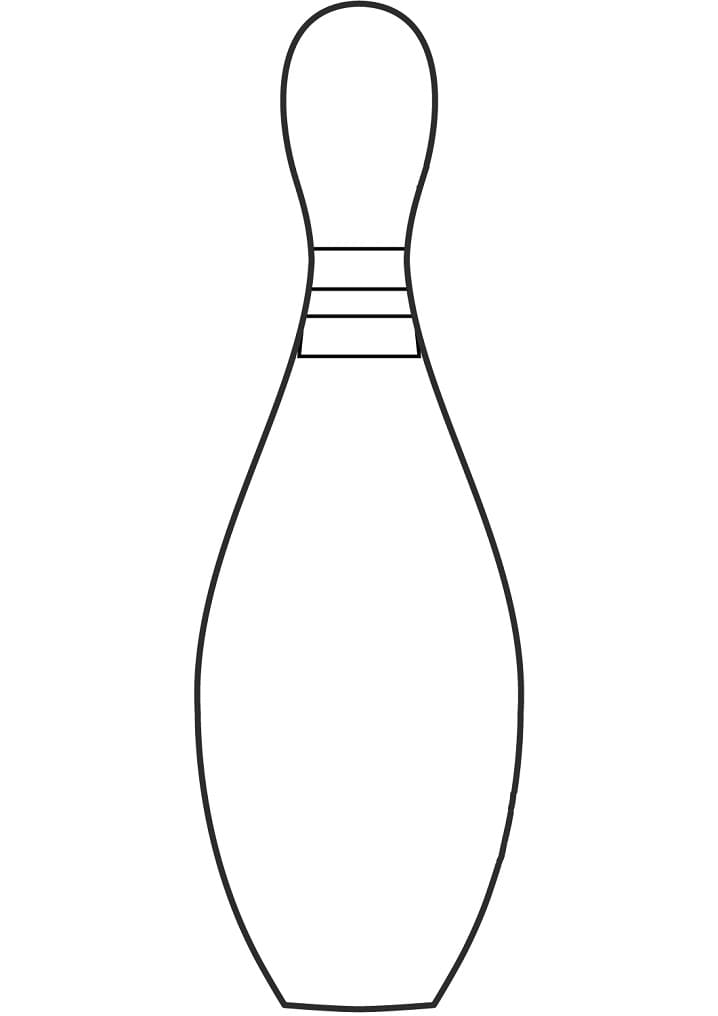Bowling Gratuito da colorare