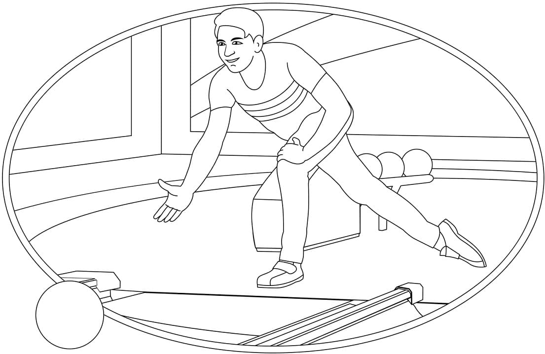 Bowling Straordinario da colorare