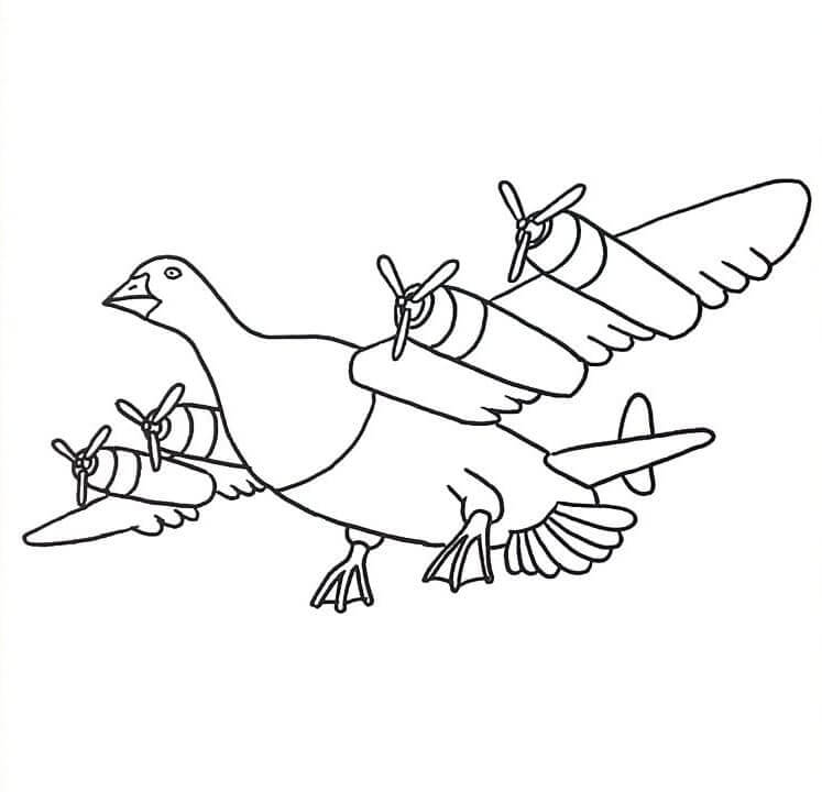 Brainrot Bombombini Gusini da colorare