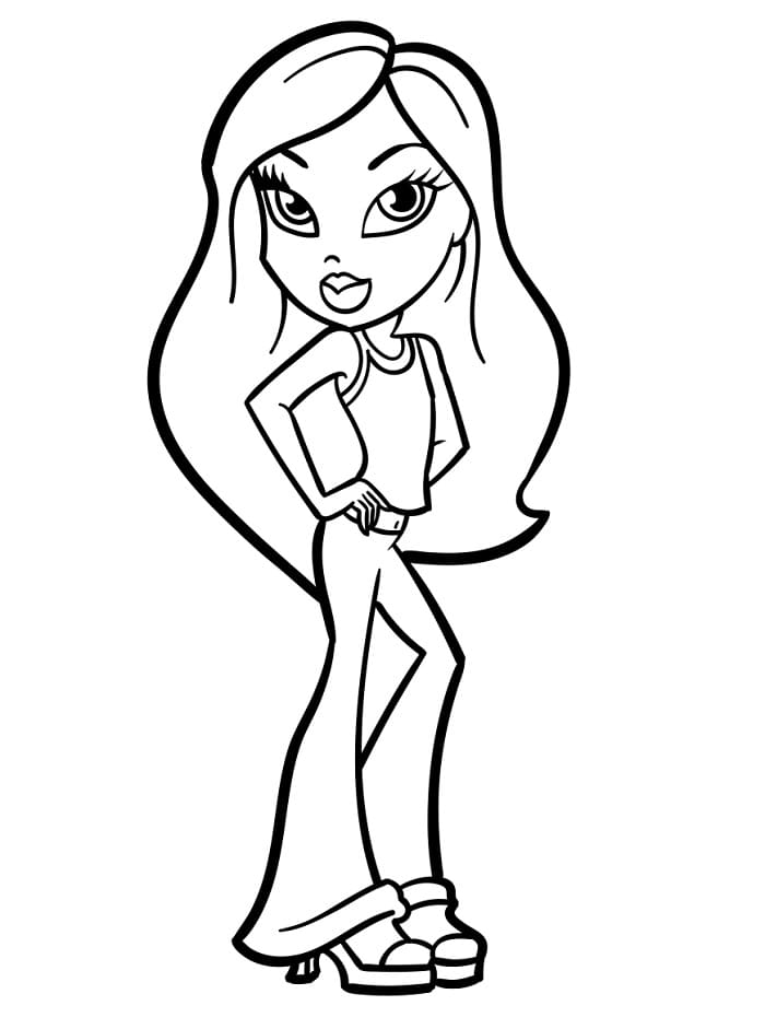Bratz adorabili da colorare