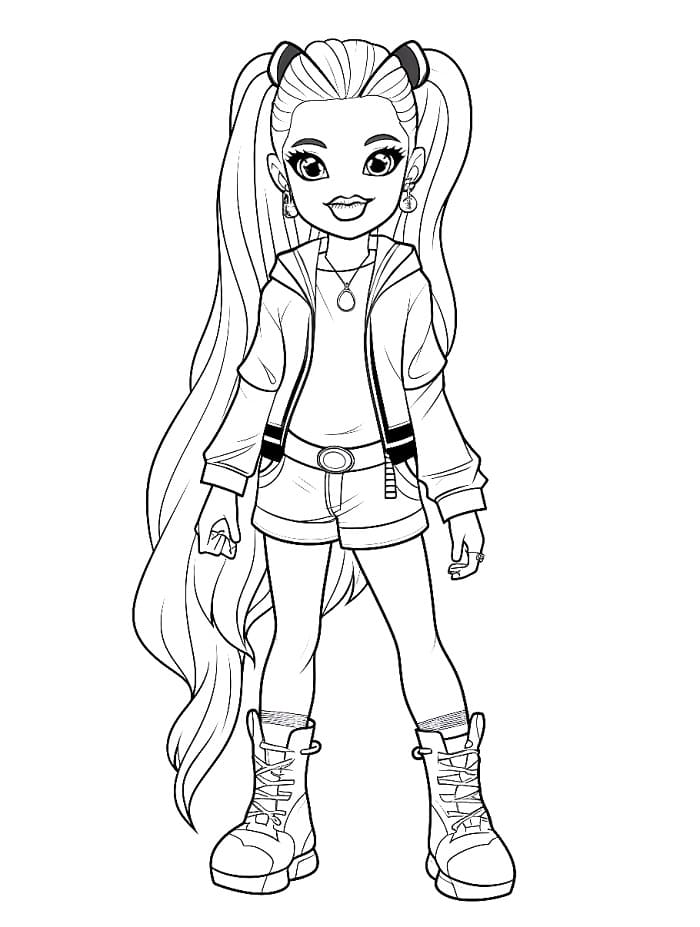 Bratz incantevoli da colorare