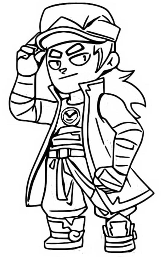 Brawl Stars Fang da colorare