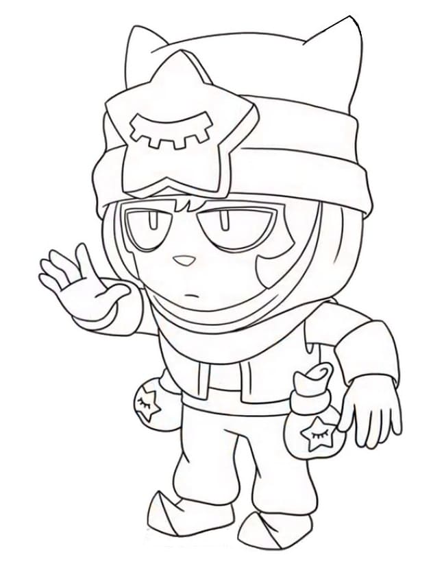Brawl Stars Sandy da colorare