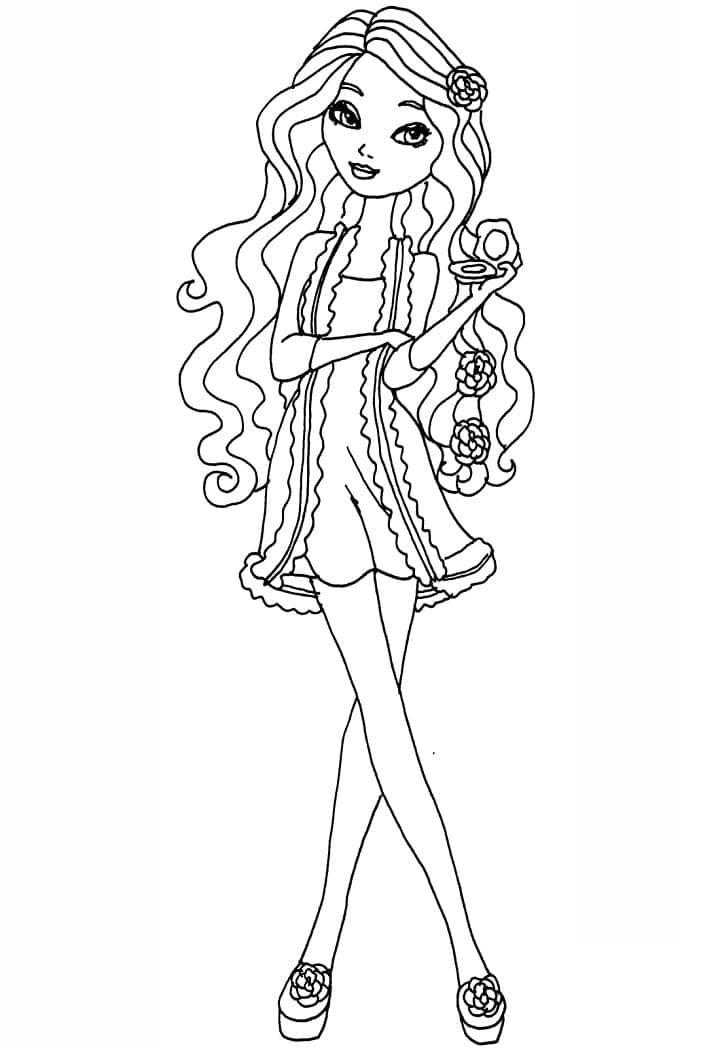 Briar Beauty nel Ever After High da colorare