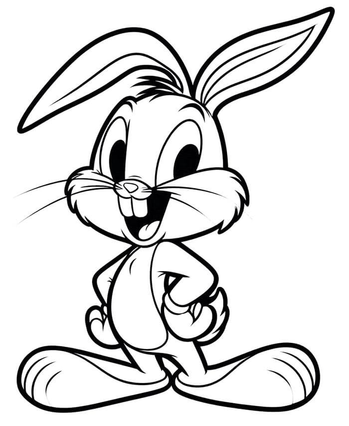 Bugs Bunny Gratuiti Stampabili da colorare