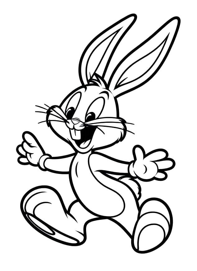 Bugs Bunny Gratuiti per Bambini da colorare