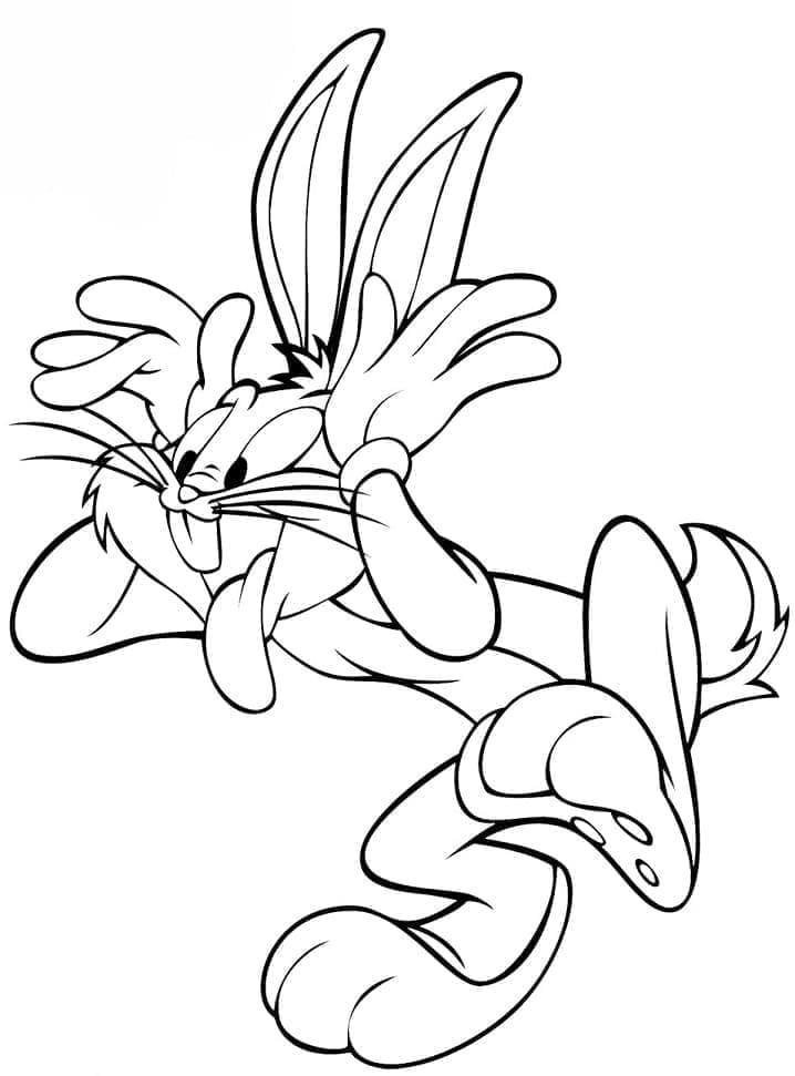Bugs Bunny Semplici da colorare