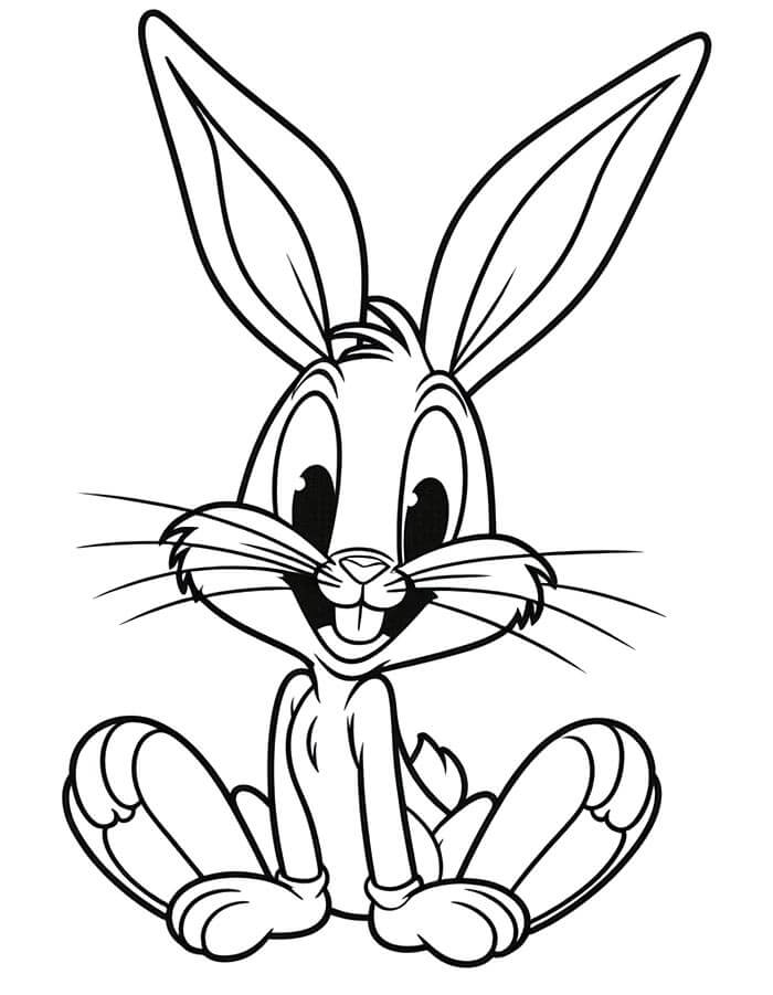 Bugs Bunny Stampabili per Bambini da colorare