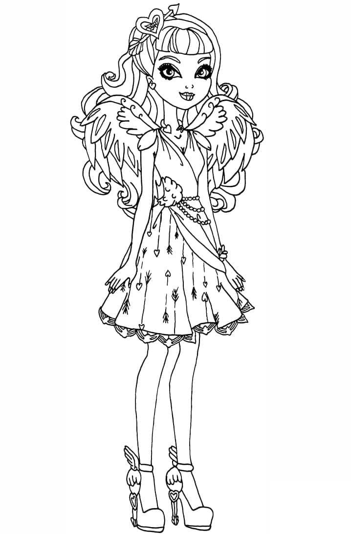 Ca Cupid di Ever After High da colorare