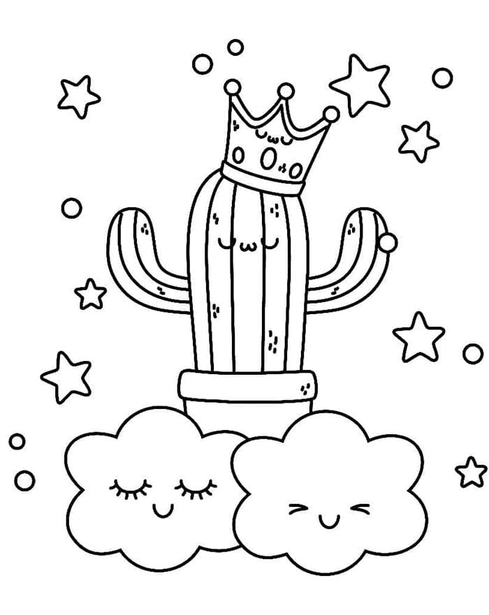 Cactus Delizioso da colorare