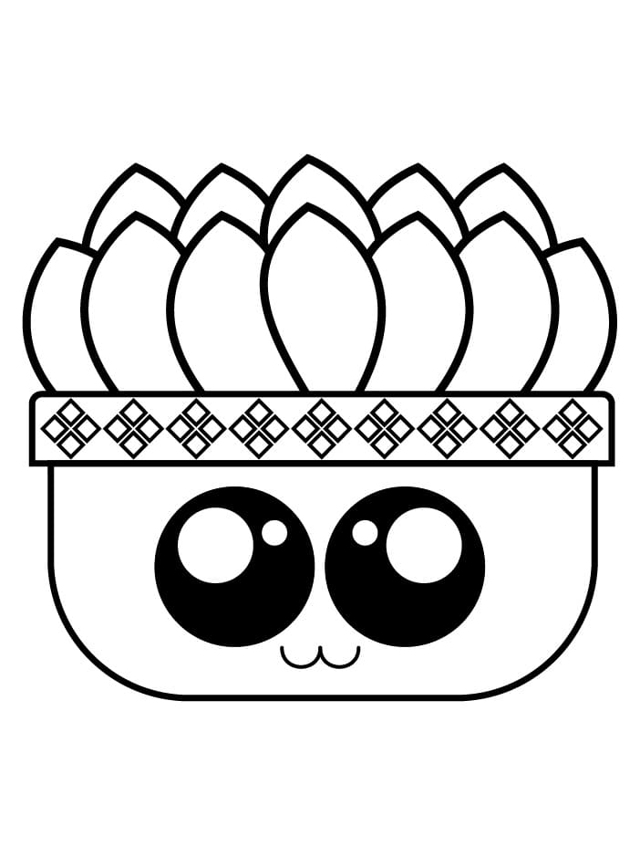 Cactus Libero Stampabile da colorare